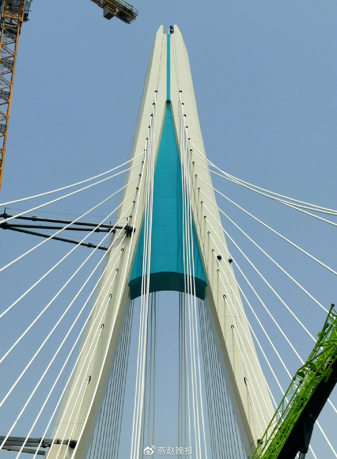 拍客|根根"琴弦"河上起 斜拉桥雄姿初现_新浪财经_新浪网