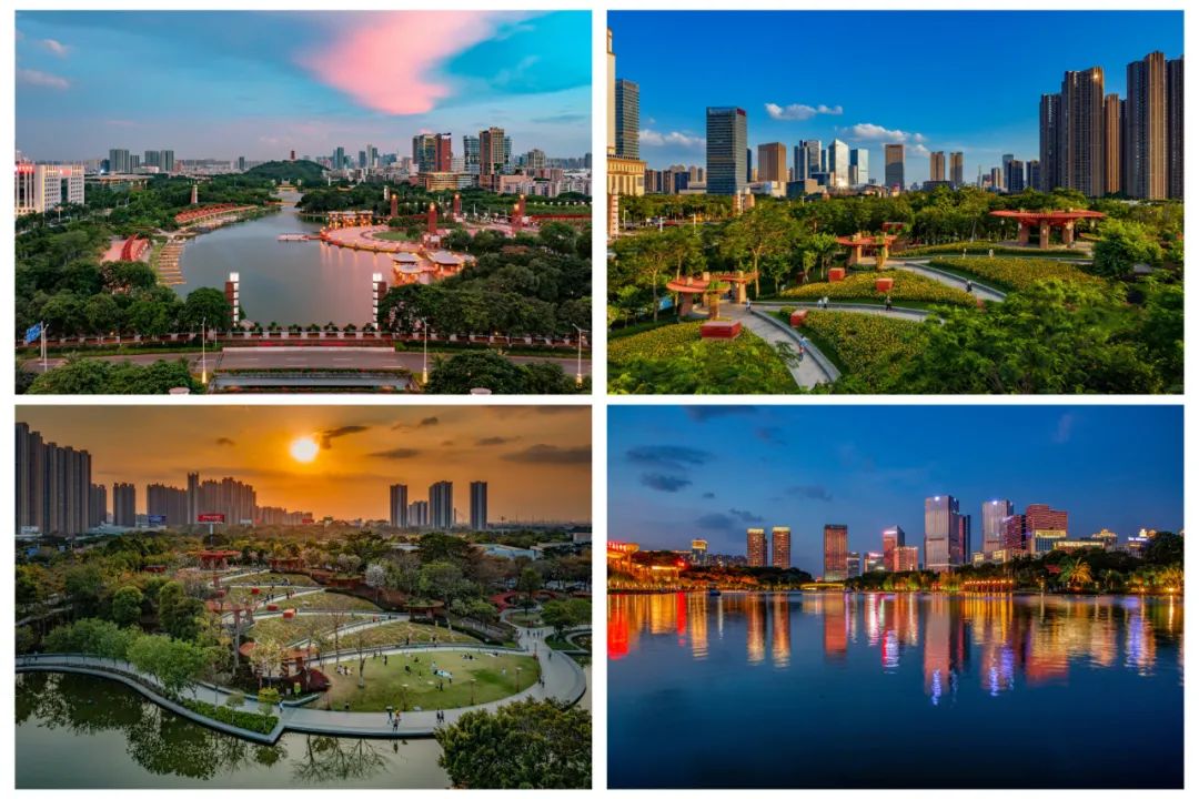 千灯湖航拍全景图.图/桂城文化发展中心