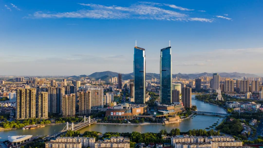 湖州市城市风光.摄影:项飞