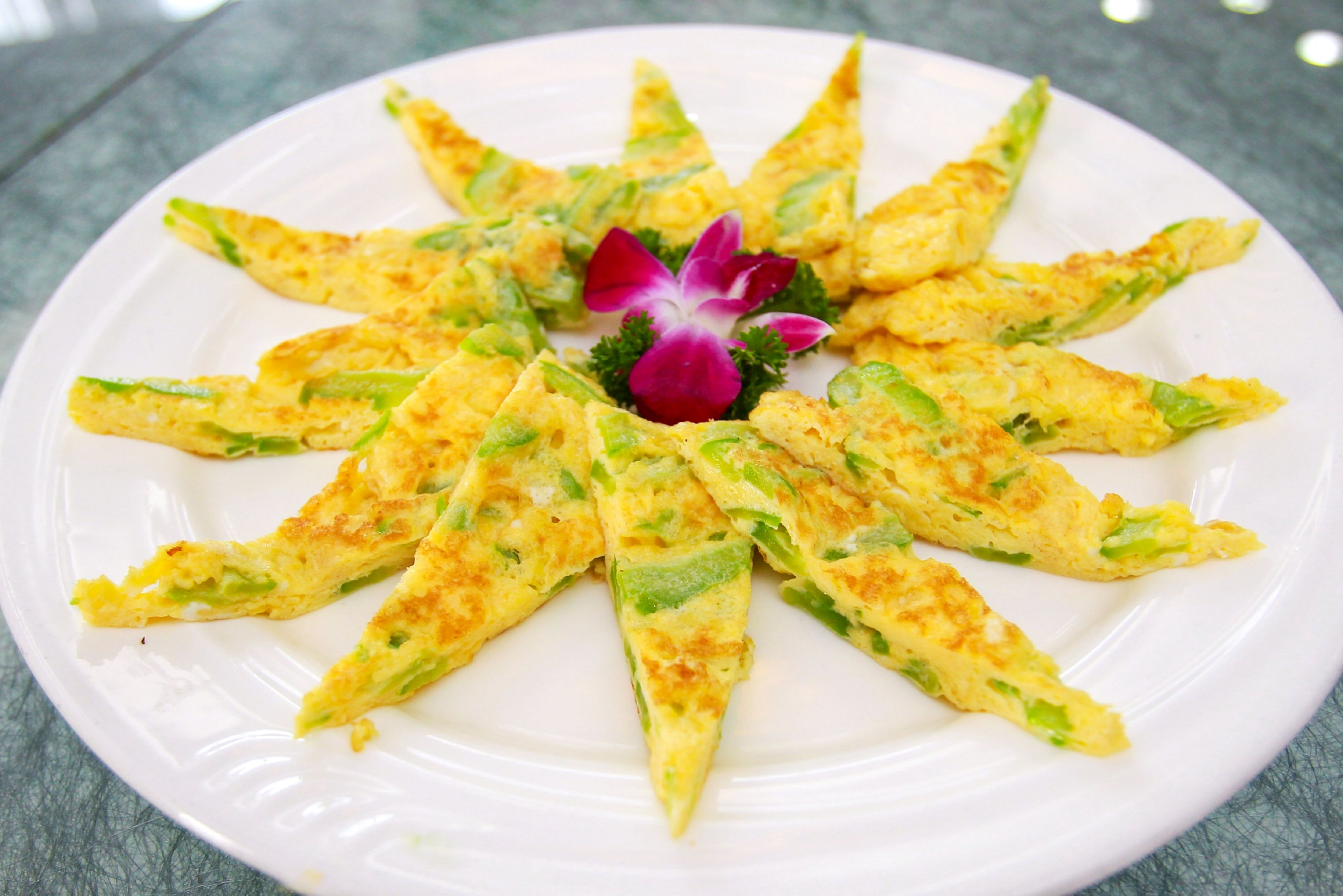 苦瓜煎蛋饼. &nbsp;图/ic photo