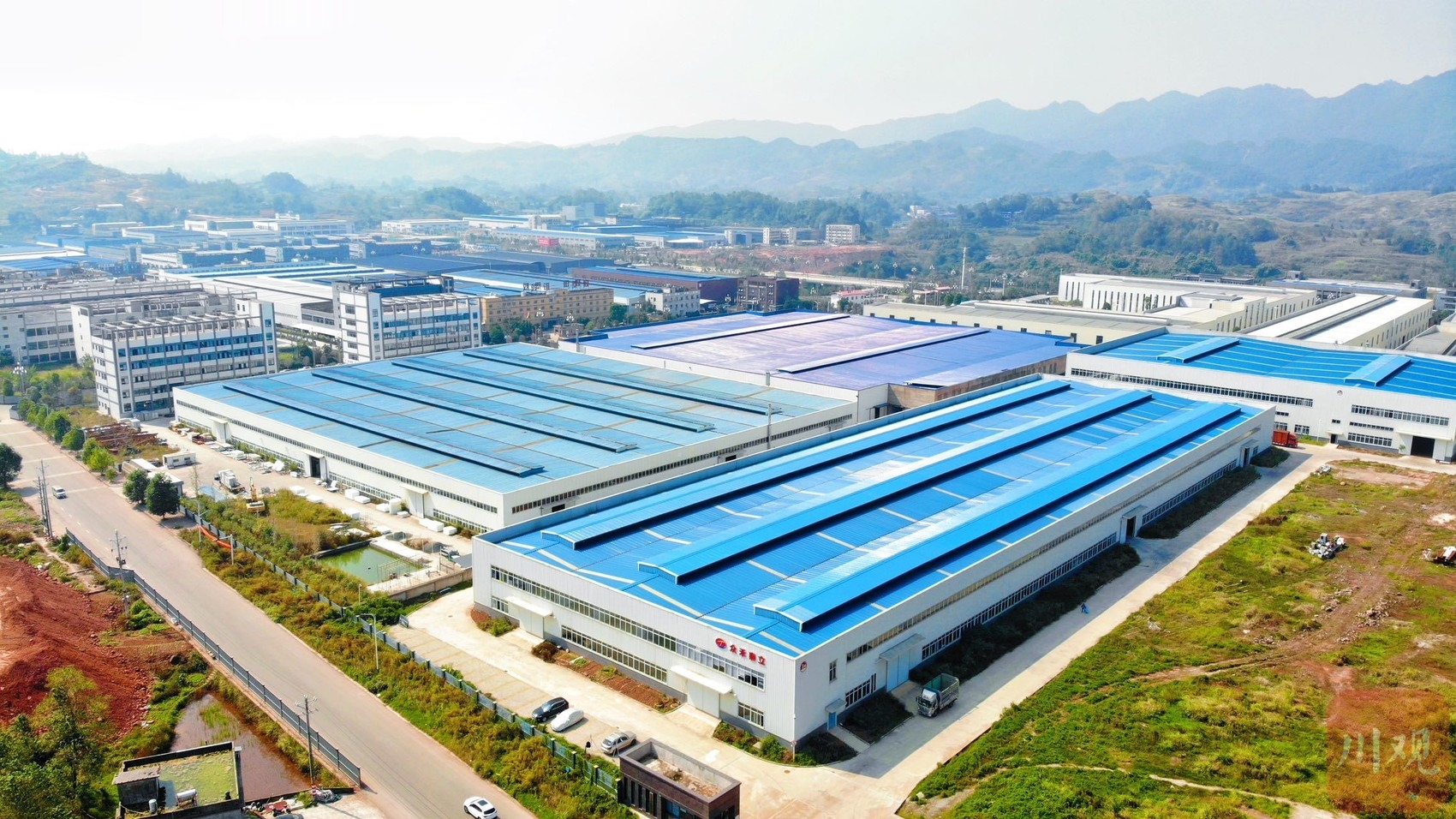 航拍川渝高竹新区. 吴迪 摄