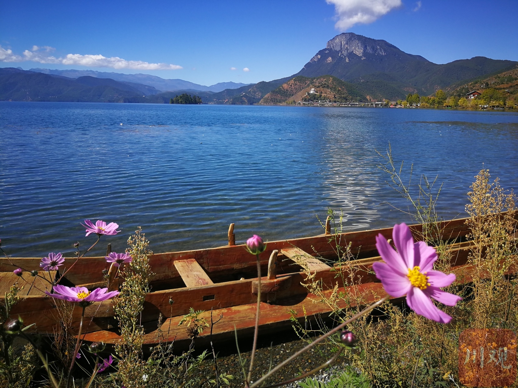 摩梭博物馆位于盐源泸沽湖畔.何勤华摄