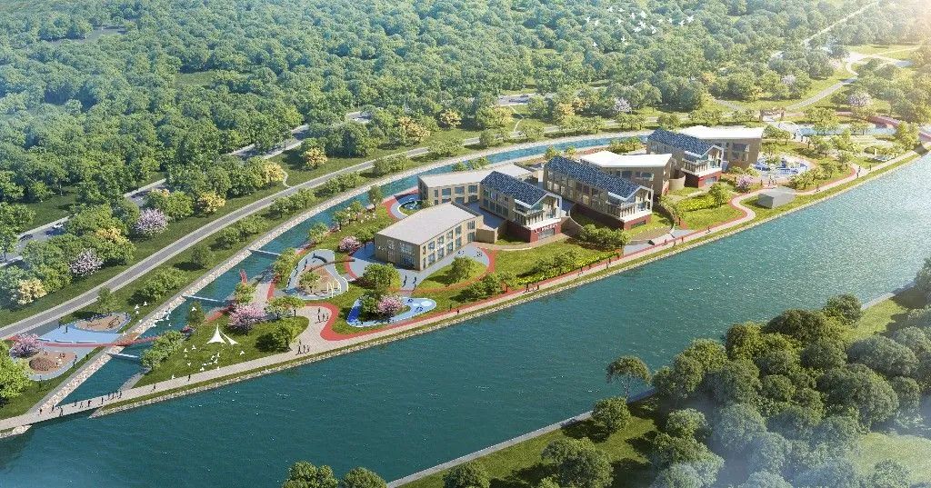 玉带岛公园效果图