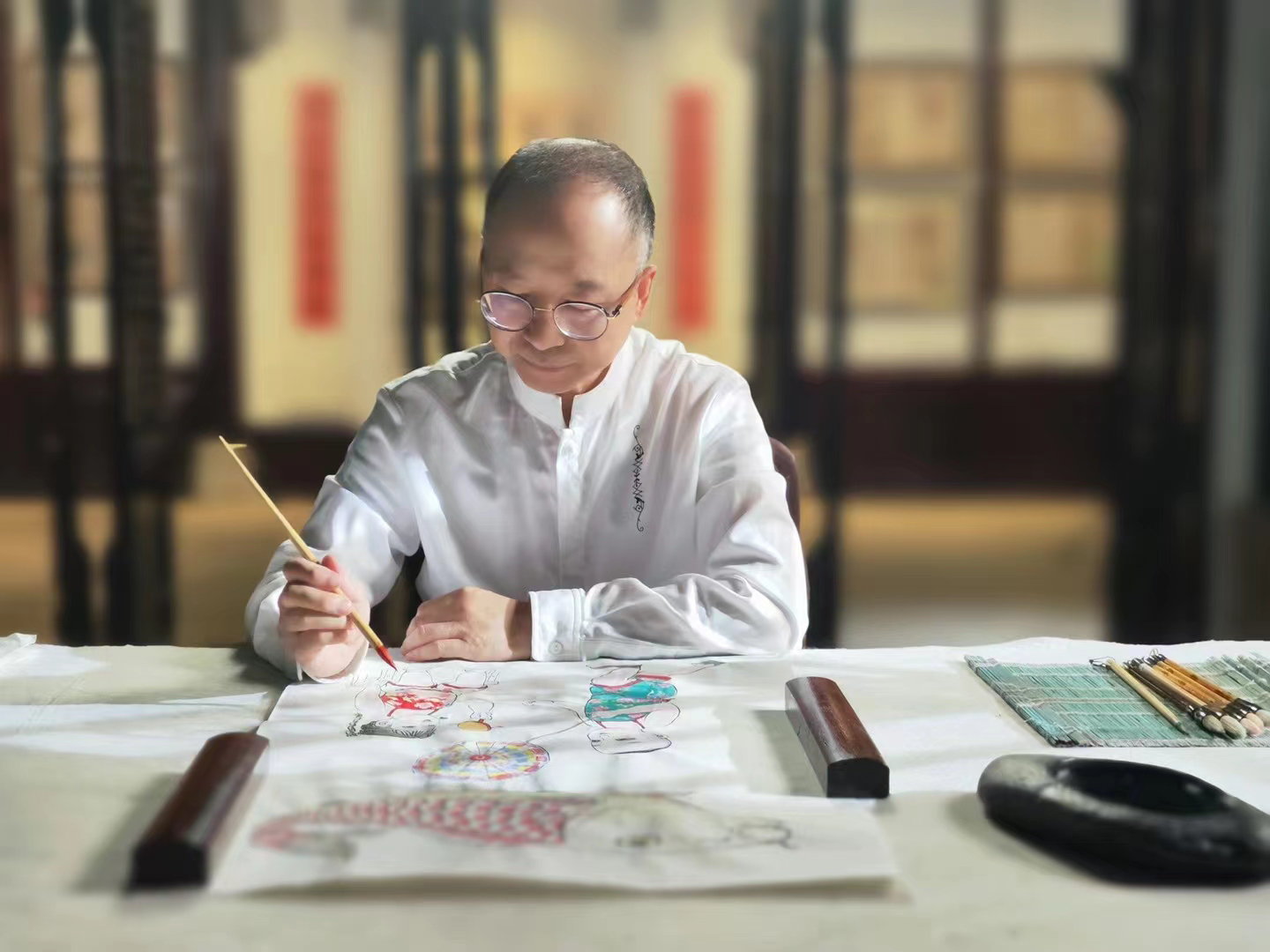 探访蜀地趣味博物馆⑥丨绵竹年画博物馆:小小年画,讲述东方神话_新浪
