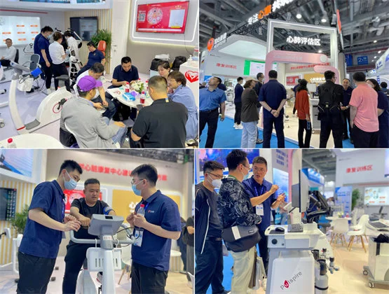 知心康健展区迎来参观者驻足