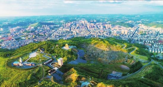 (湖南宝山国家矿山公园,历史上曾是官家银库,如今成为湖南时尚特色