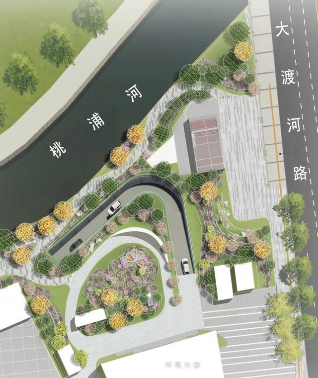 蝶缘口袋公园平面图
