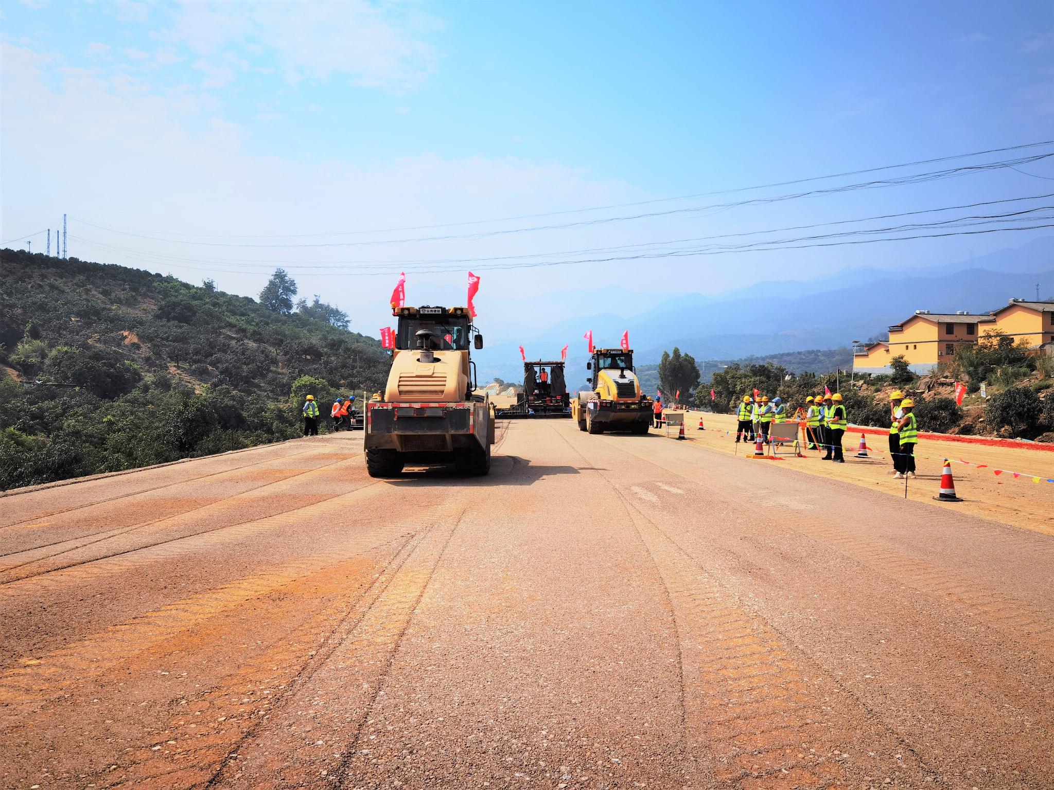 永金高速施工现场