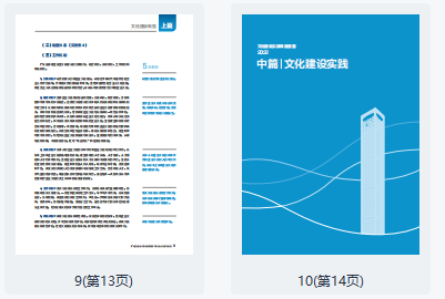 图为广发证券文化建设年报预览图