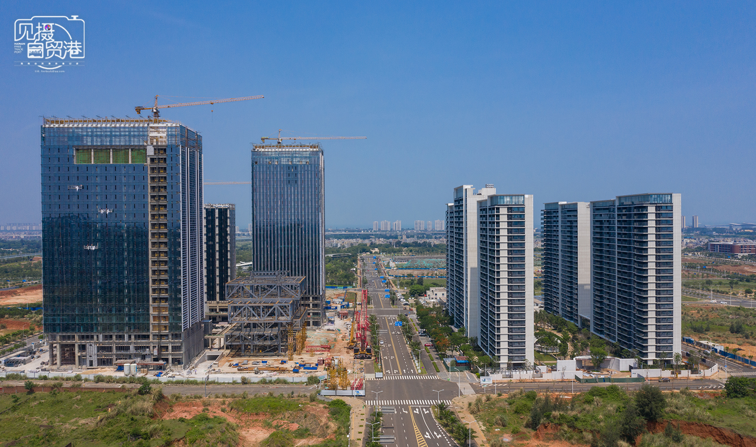 海口复兴城二区国际数字港项目有序推进 预计8月份完工|海口市_新浪