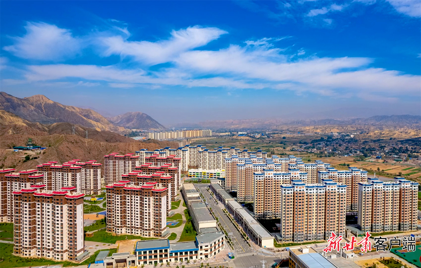 东乡县达板镇安置点.