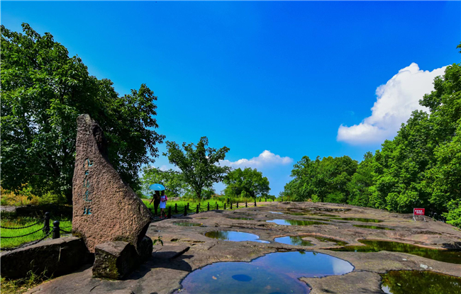 钓鱼城古战场九口锅遗址.活动主办方供图