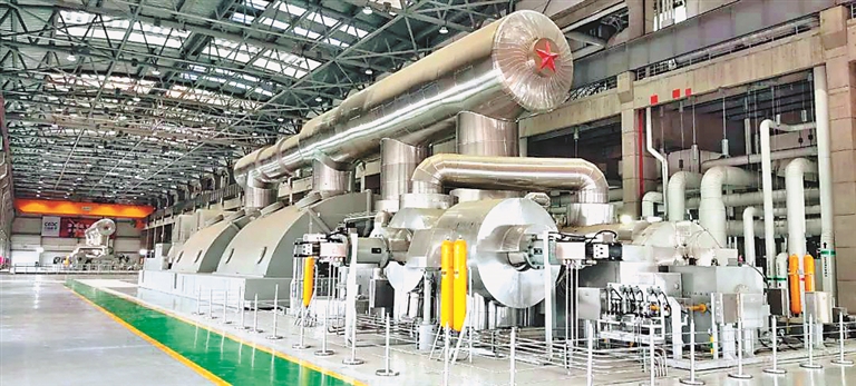 4号汽轮机组.图片由受访单位提供