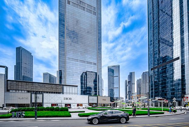 江北嘴国金ifs/图源 重庆江北嘴官微