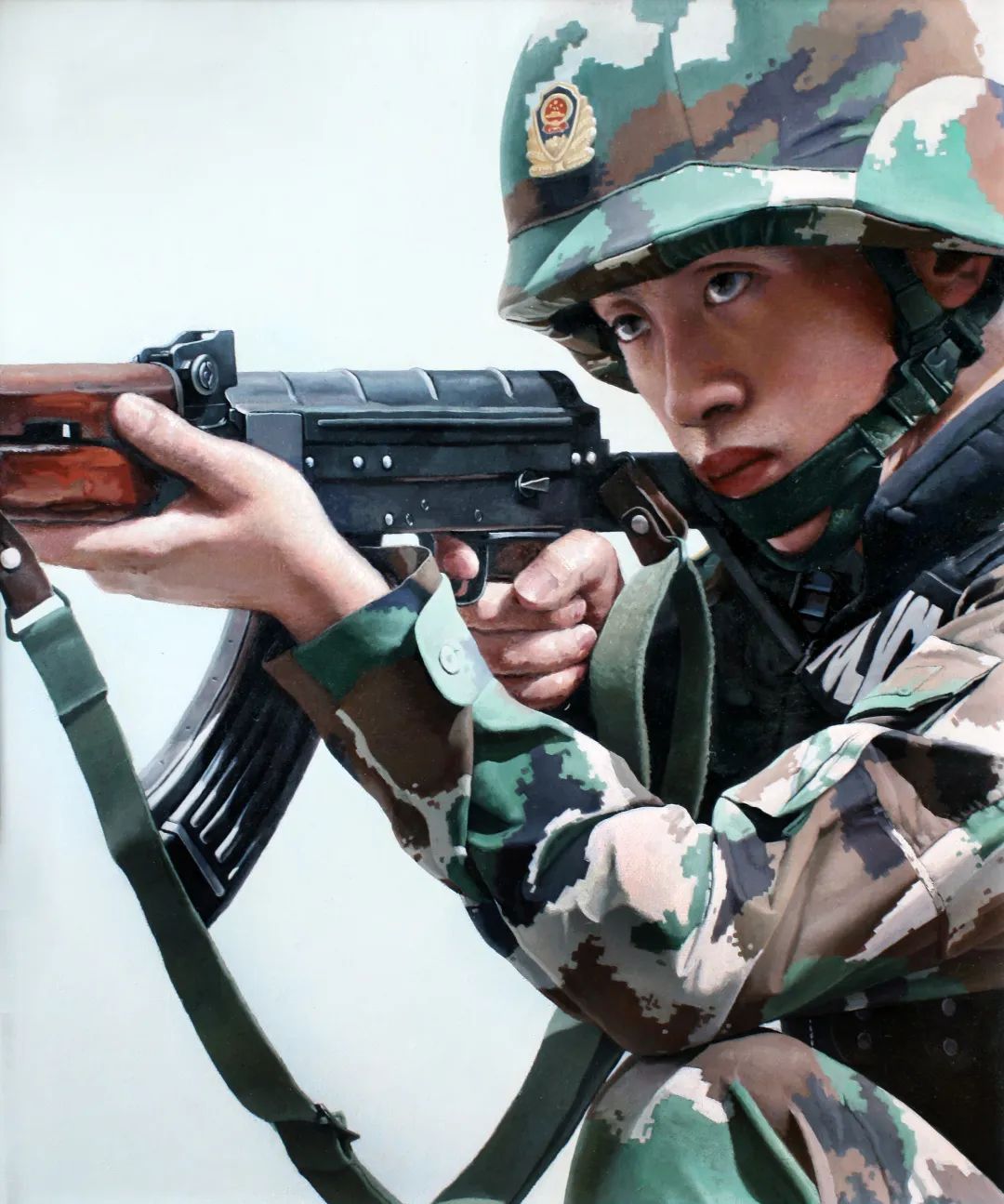 王们书:从军营走出的油画家