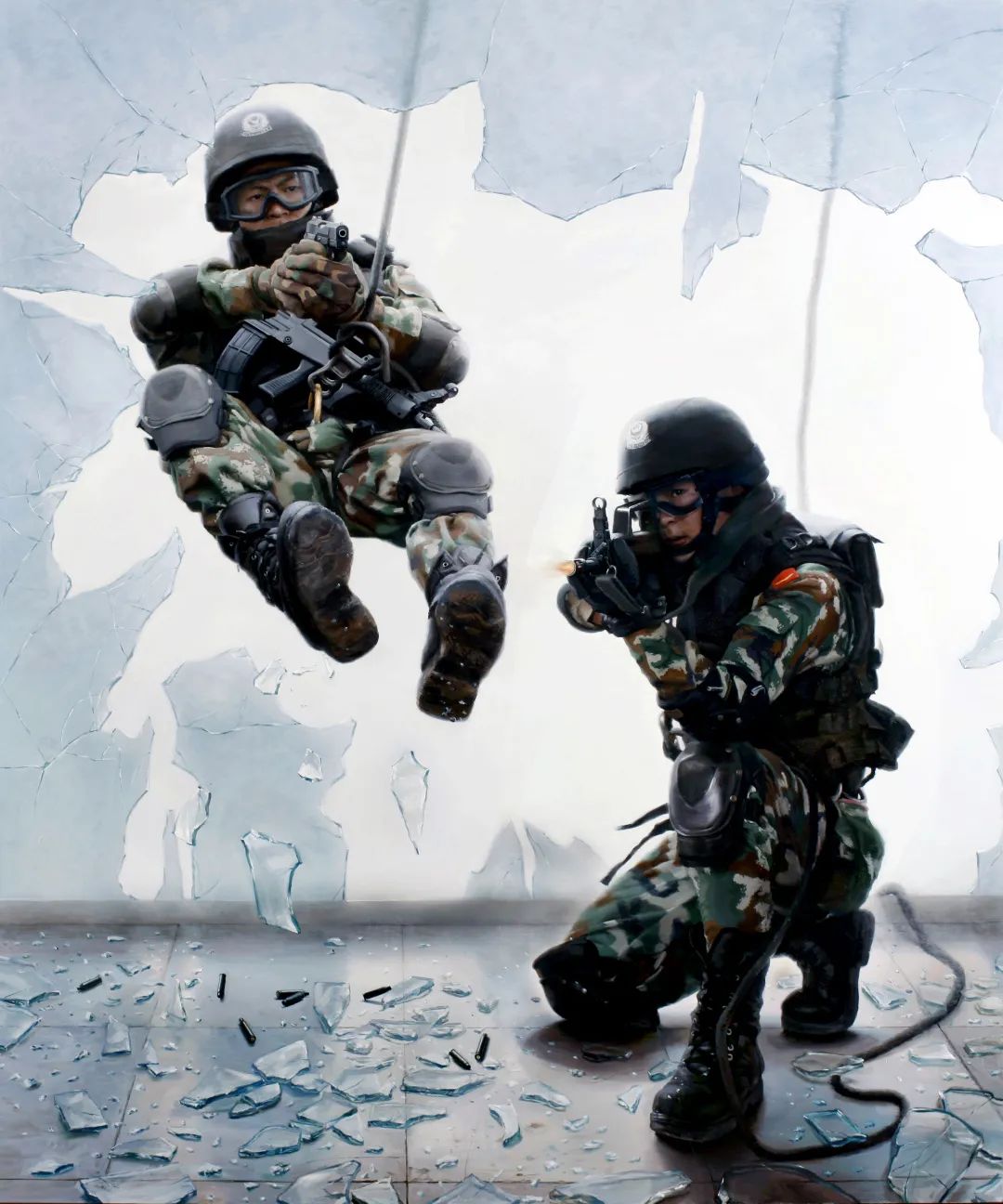 王们书:从军营走出的油画家