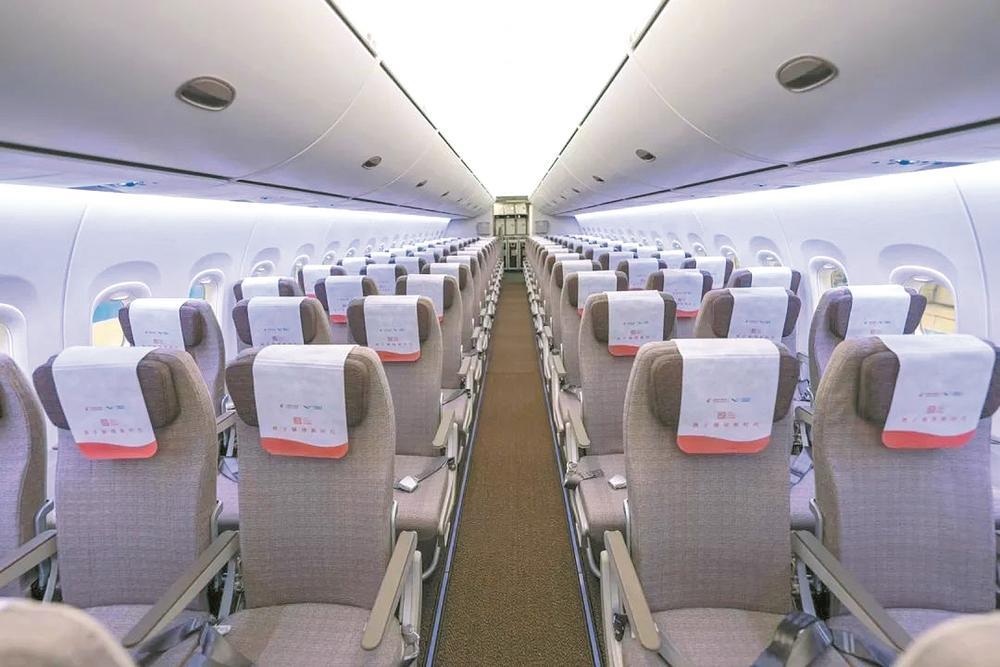 c919配备新一代国产客舱座椅