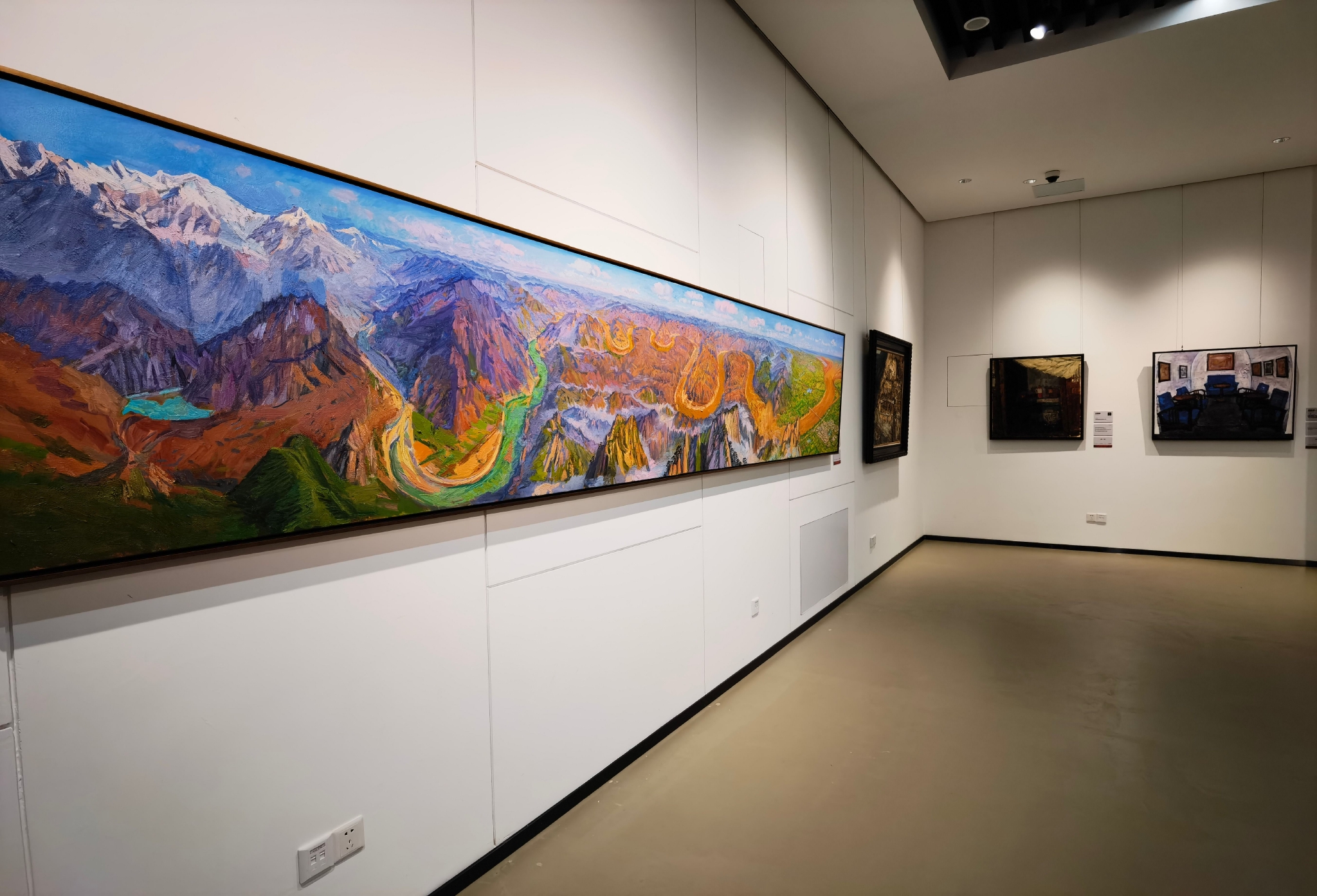 目标出发——中国油画名家笔下的延安"油画写生,创作艺术展在北京开幕