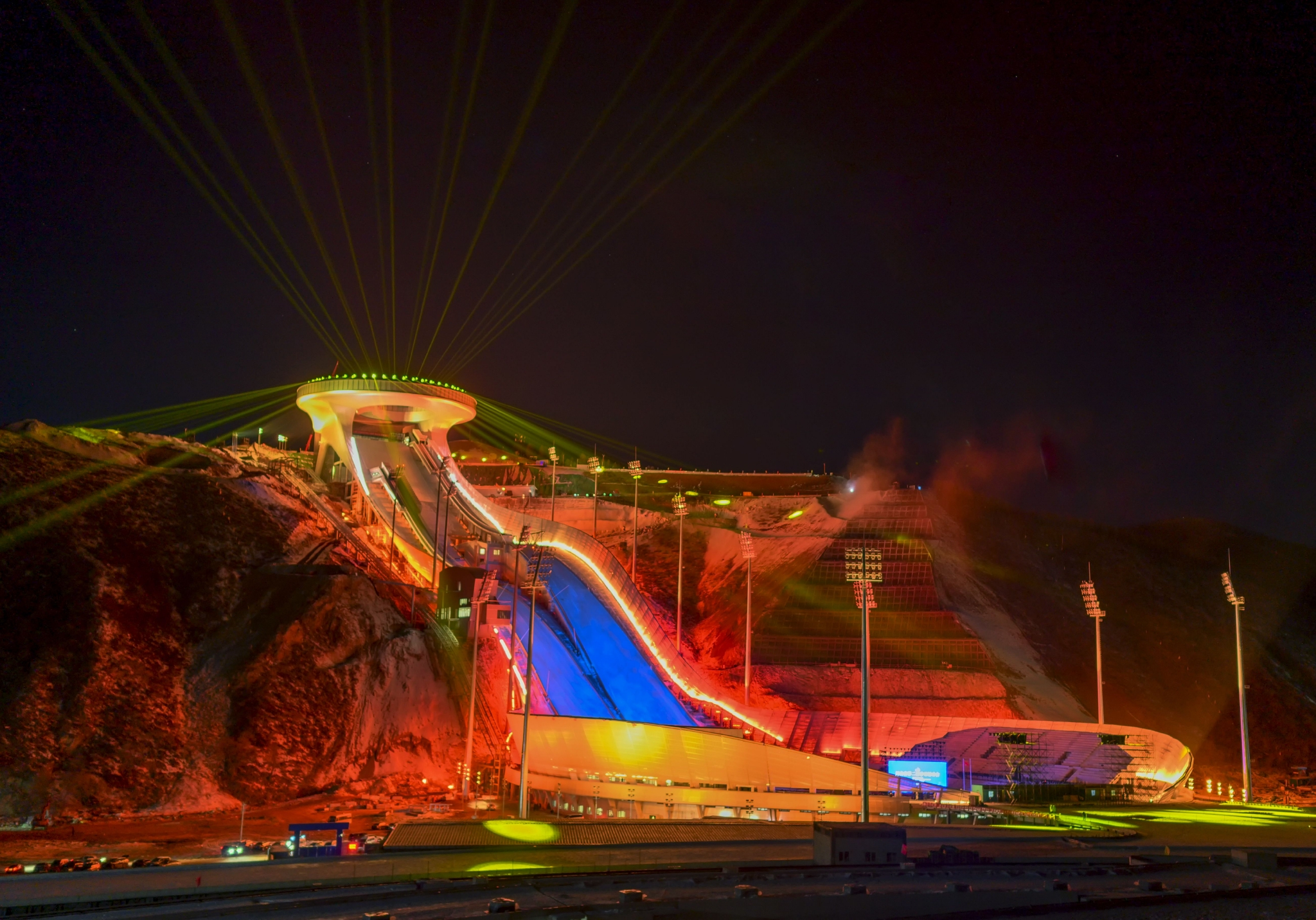 张家口崇礼国家跳台滑雪中心——雪如意