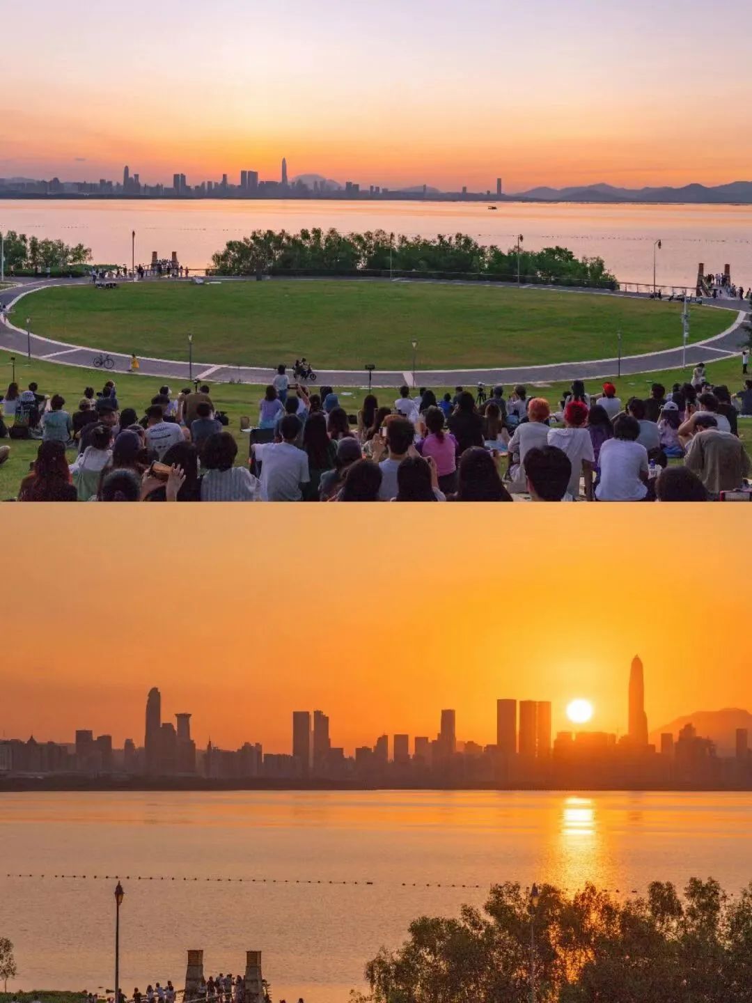 62深圳湾日出剧场/图源小红书@小叶同学