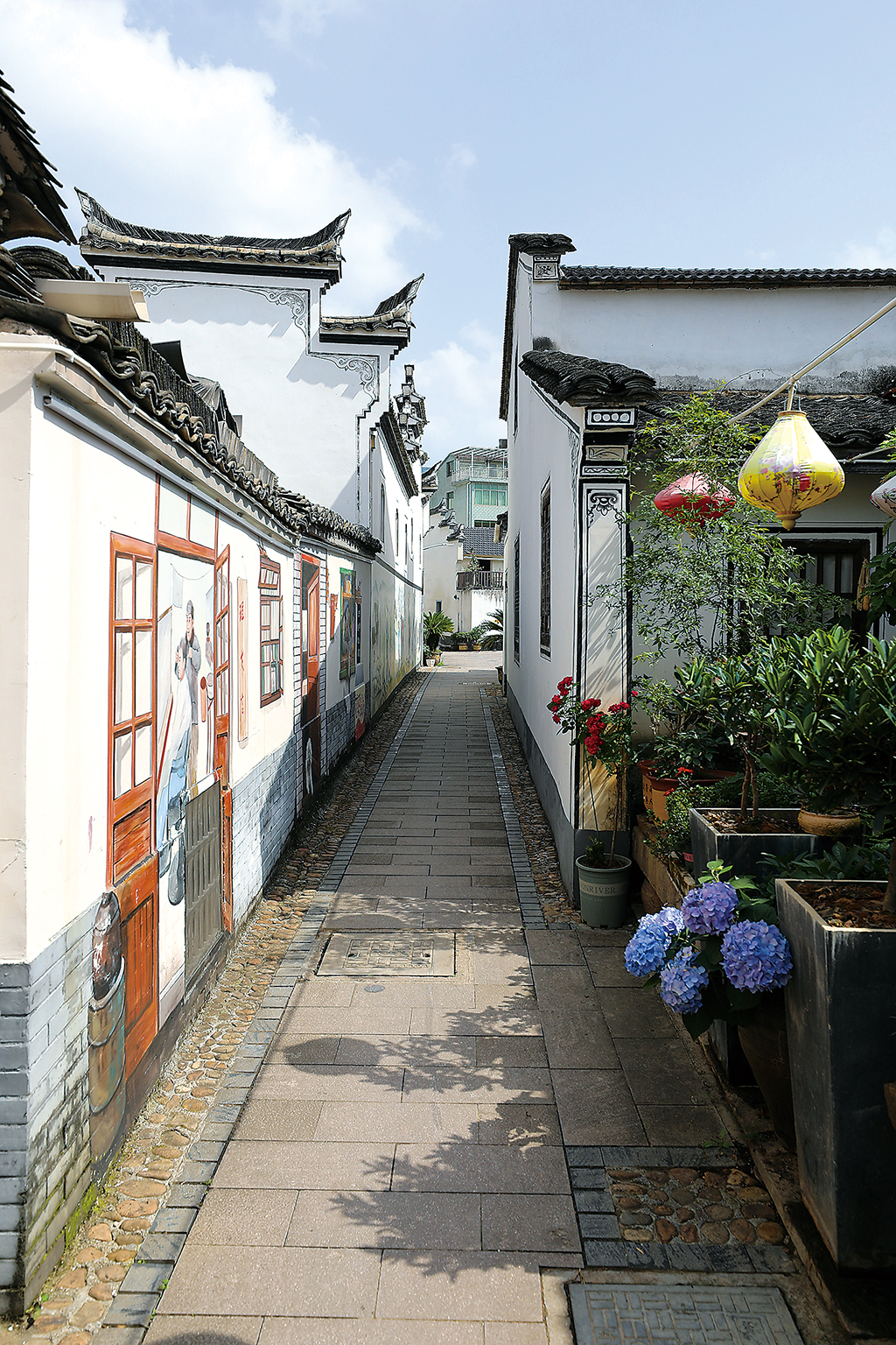 义乌市李祖村一景.