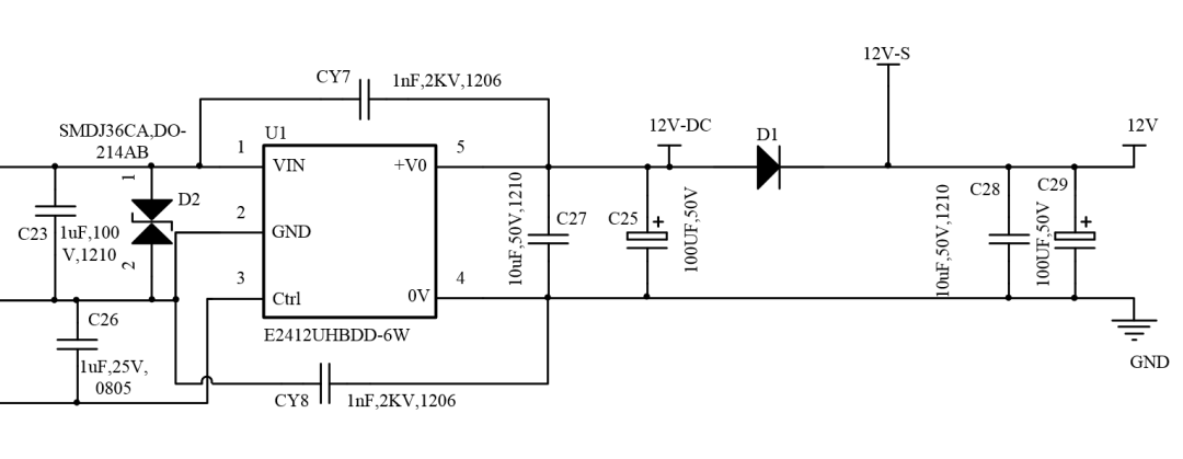 图4 增加二极管电路