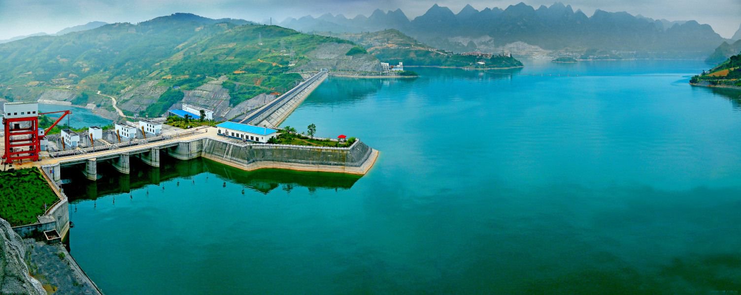 董箐电站枢纽区全景