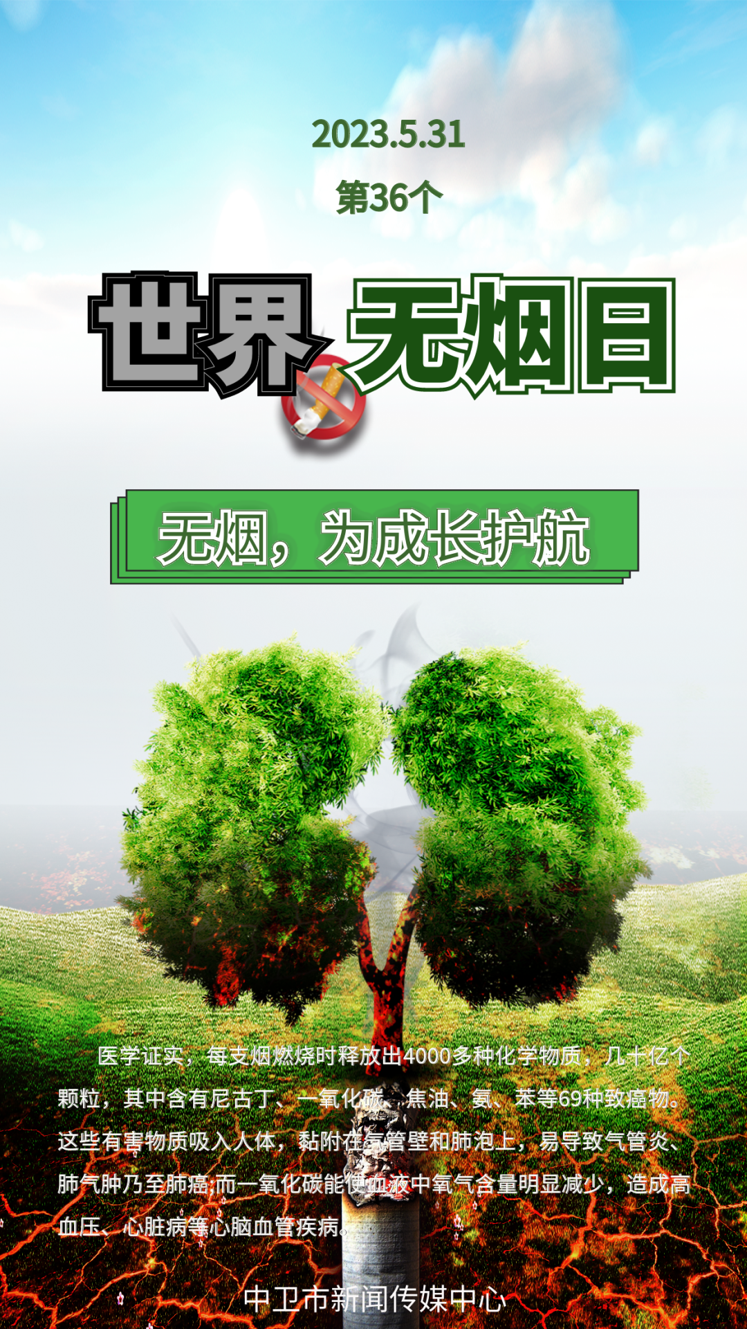 海报丨世界无烟日