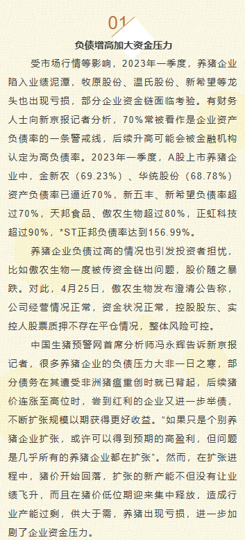 从扩张到去产能，养猪企业忙着做“减法”