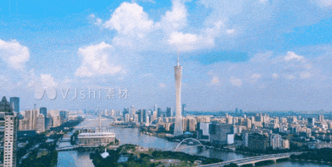VJ师网上“乾锅锅”供稿的广州塔素材图源：“光厂VJshi”公众号