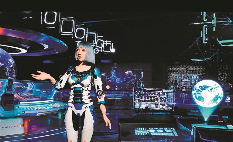 ex仿生人形机器人宣传片截图.