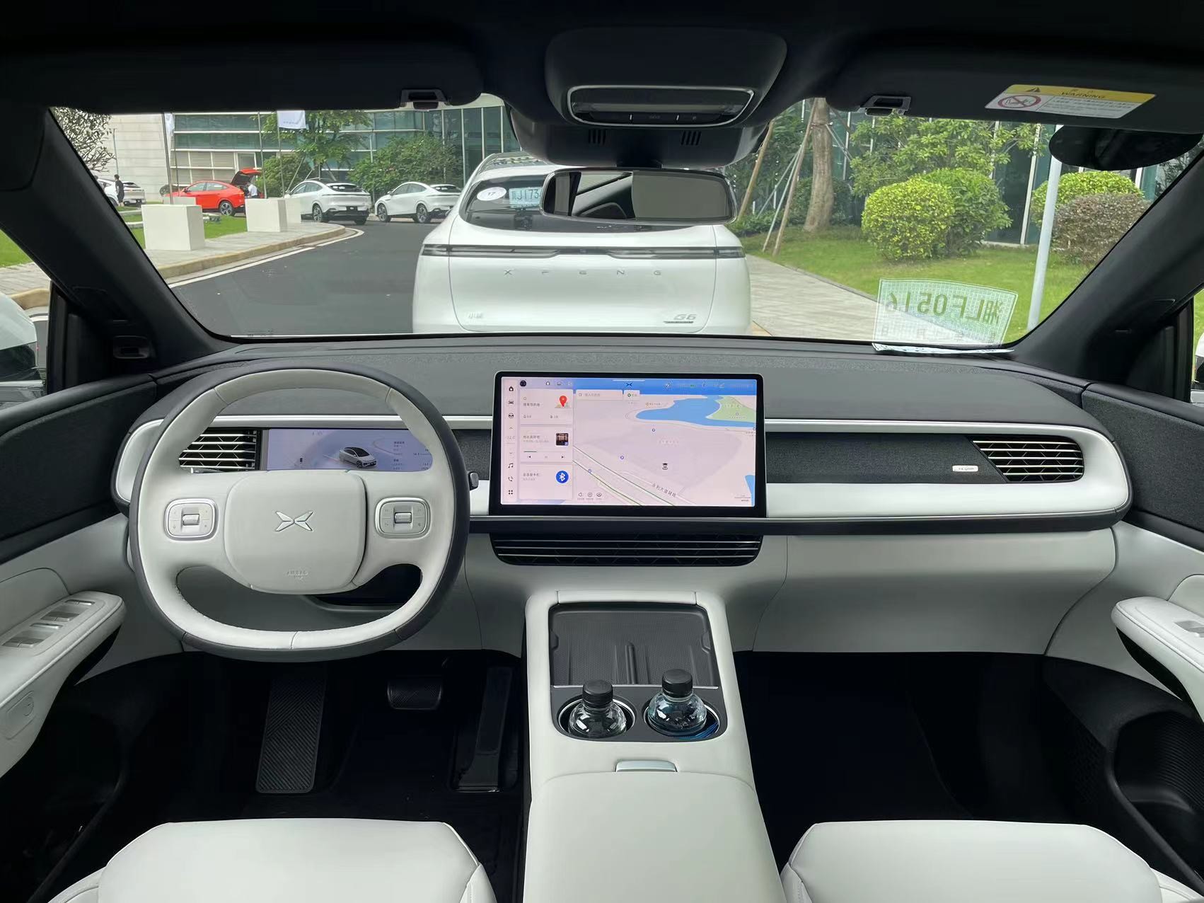 小鹏g6内饰 摄/新京报记者白昊天