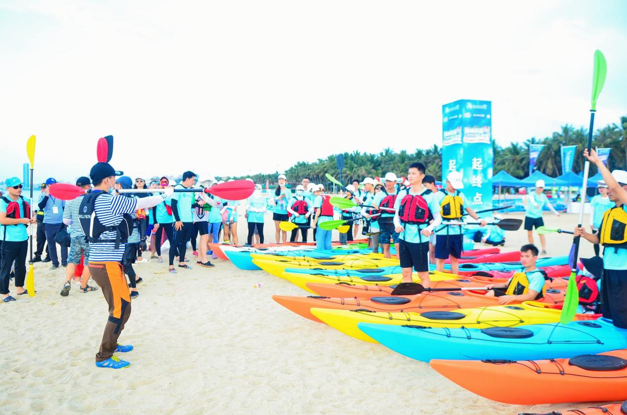 皮划艇运动体验教学.省旅文厅供图