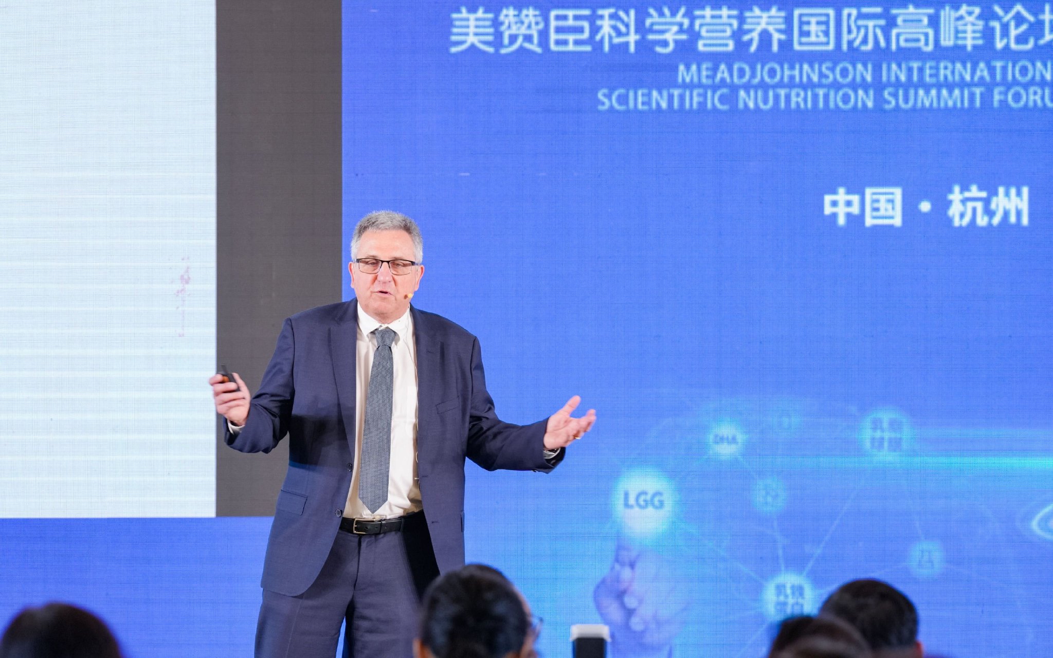 国际儿科学界泰斗级专家科林·鲁道夫发表主题演讲.&nbsp; 企业供图