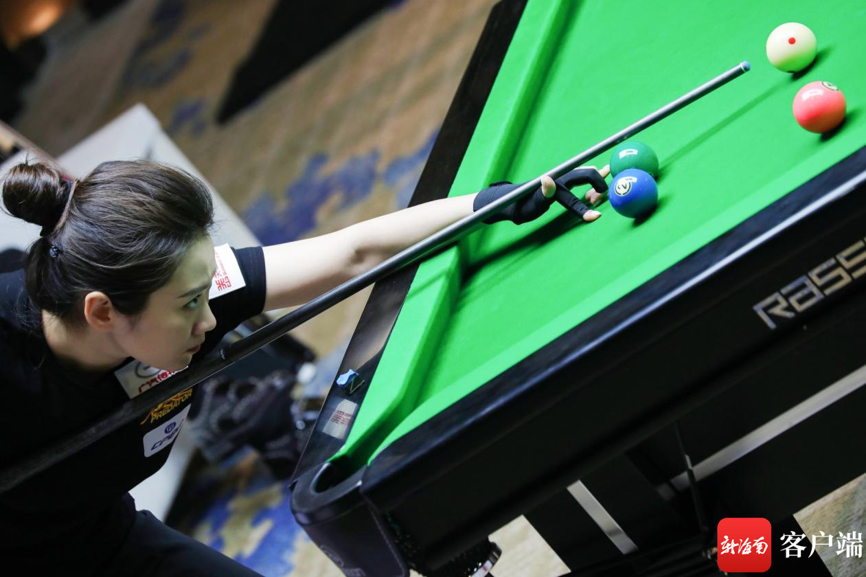 世界冠军韩雨在比赛中.赛事组委会供图