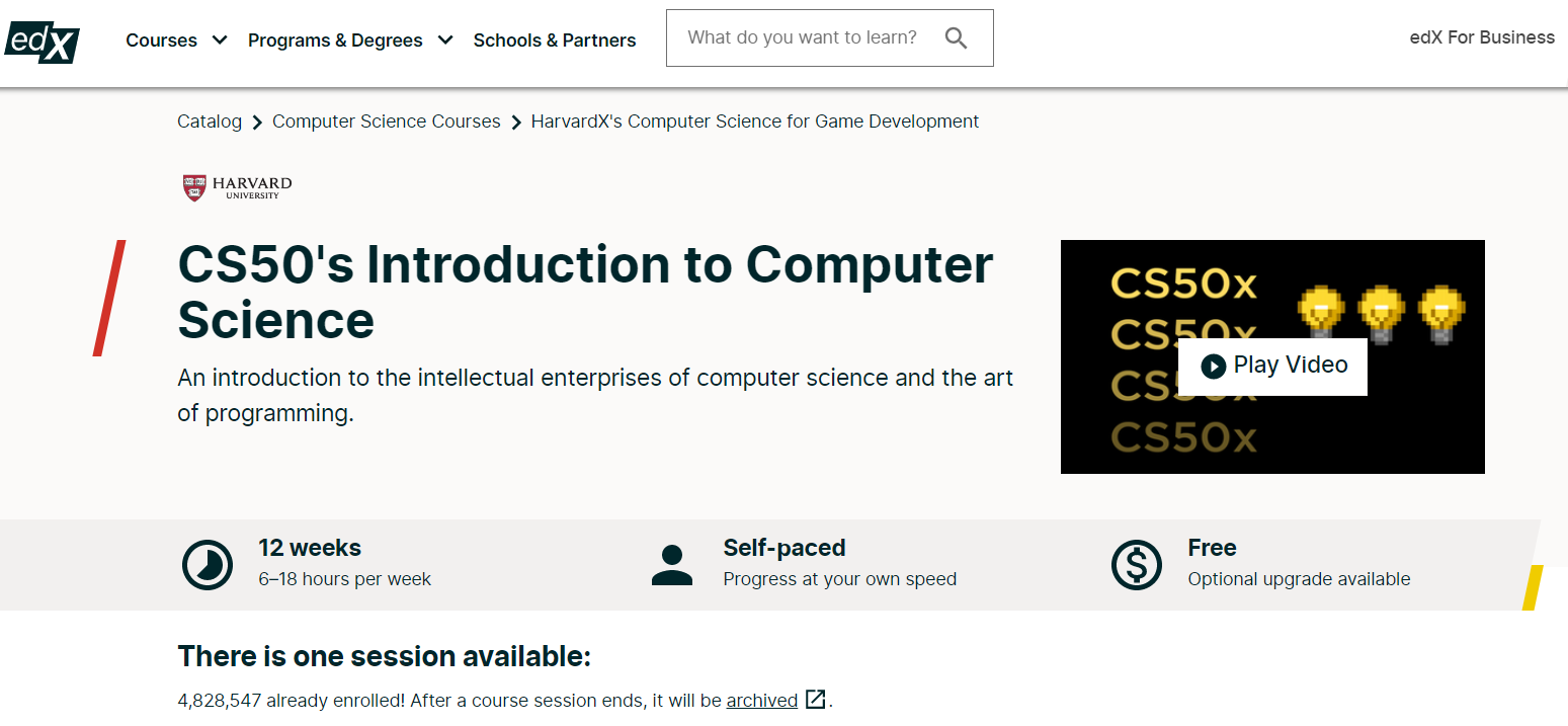 火爆全球的哈佛大学计算机入门课程 正准备用AI批学生作业