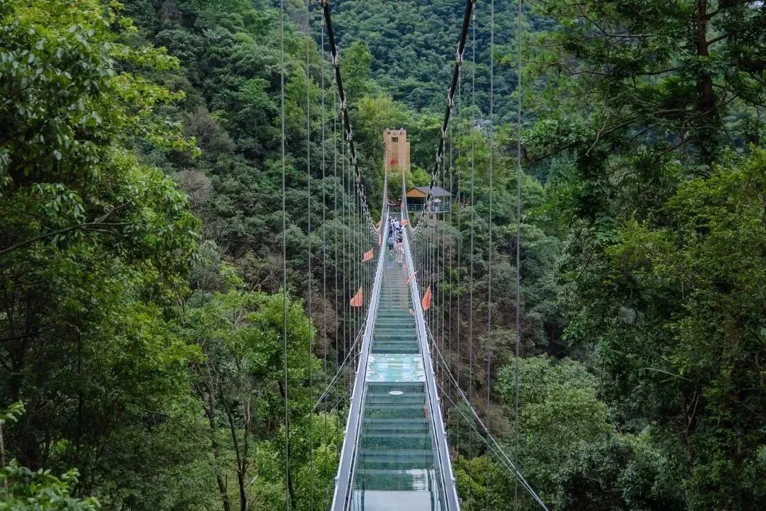 石台县醉山野高空玻璃桥(图片来源:安徽省文化和旅游厅)
