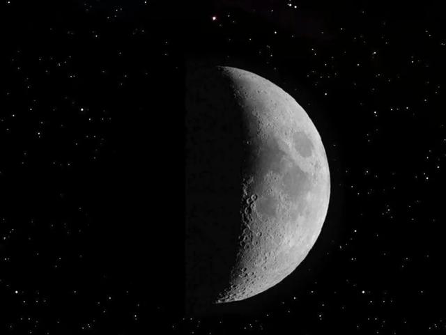 月球照片。（图片来源：网络）