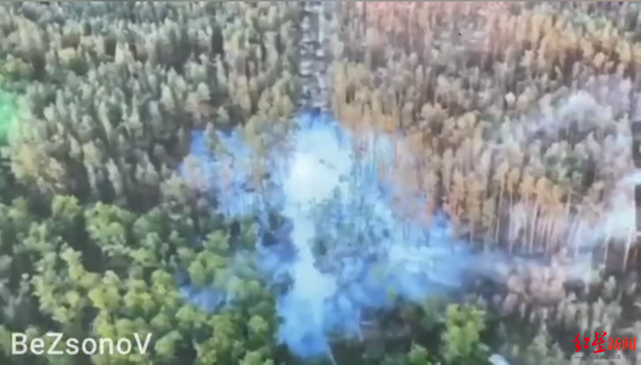 ↑俄媒公布的现场图