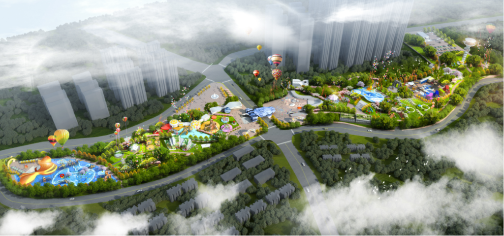 公园规划效果图。重庆山水城文化旅游发展有限公司供图
