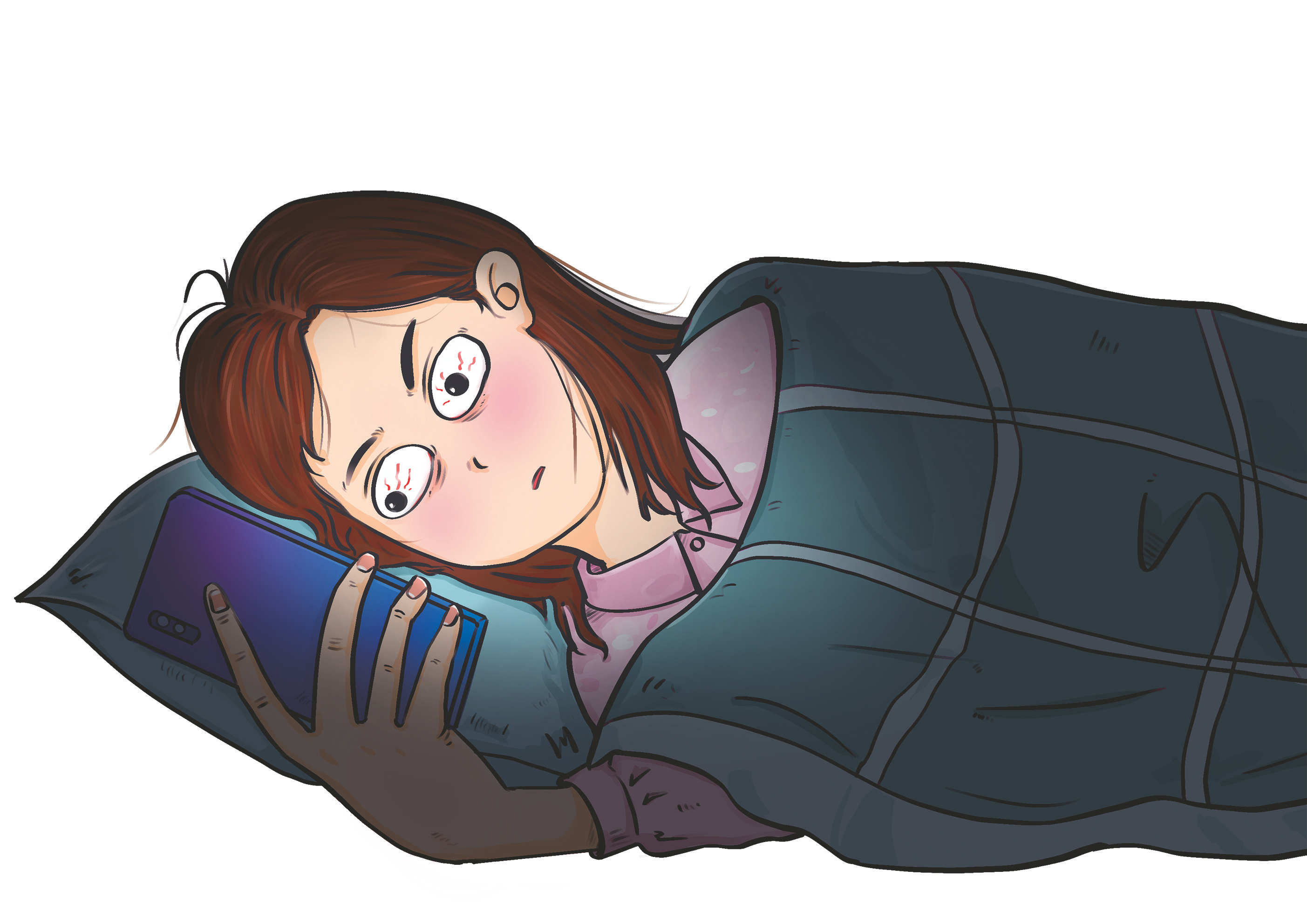 黑暗中刷手机易诱发急性青光眼