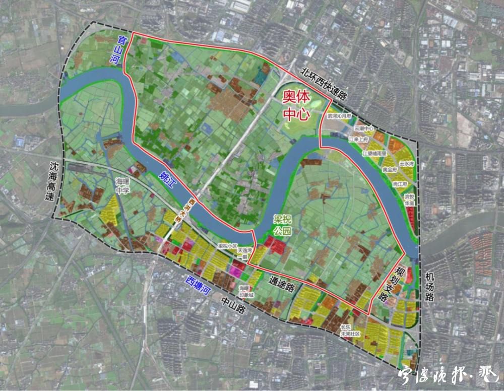 宁波姚江新城规划图图片