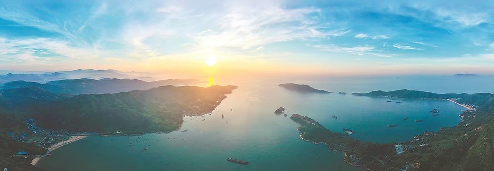 沙埕海岸线风光张晋 摄