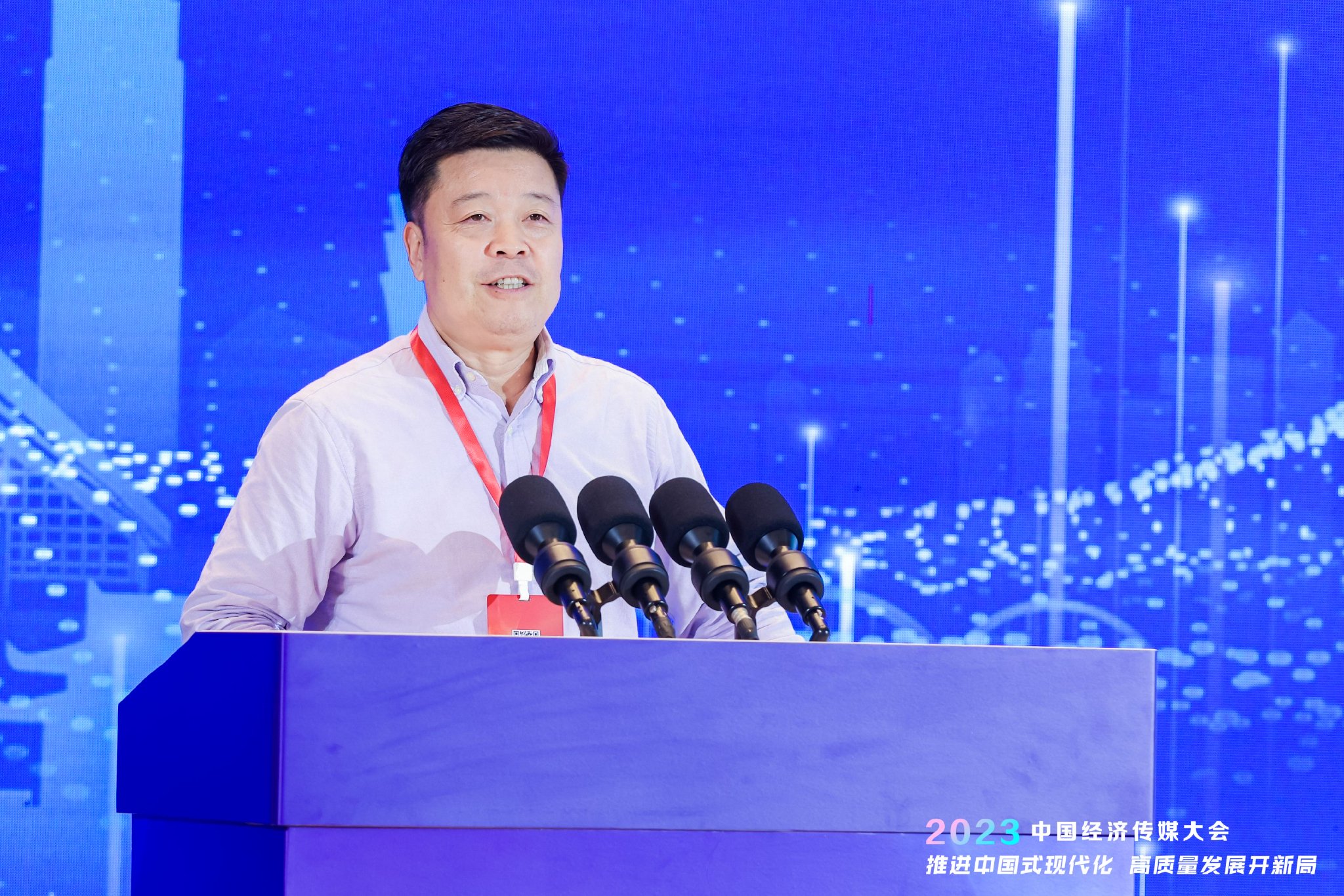 中央党校经济学教研部主任韩保江 图片来源:主办方提供