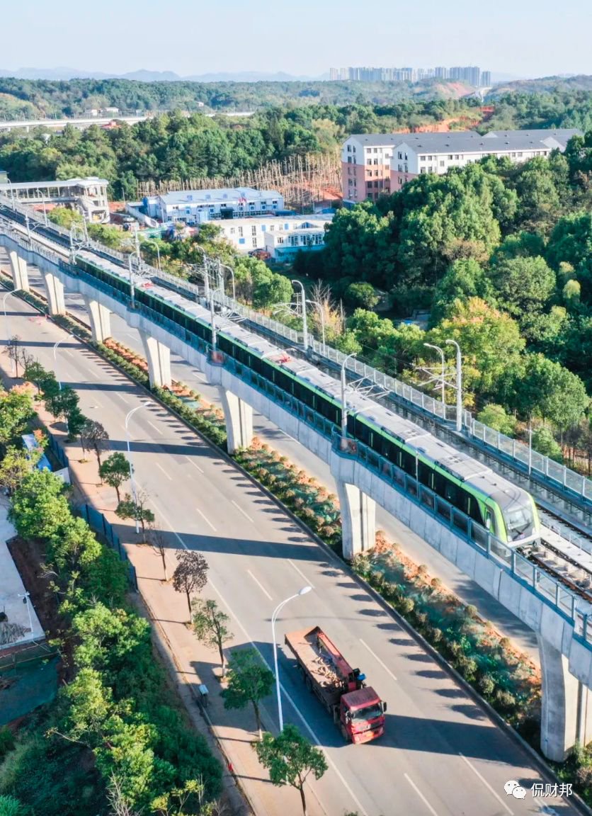 长株潭城际轨道交通西环线一期工程通车试运行.图片来源:长沙地铁