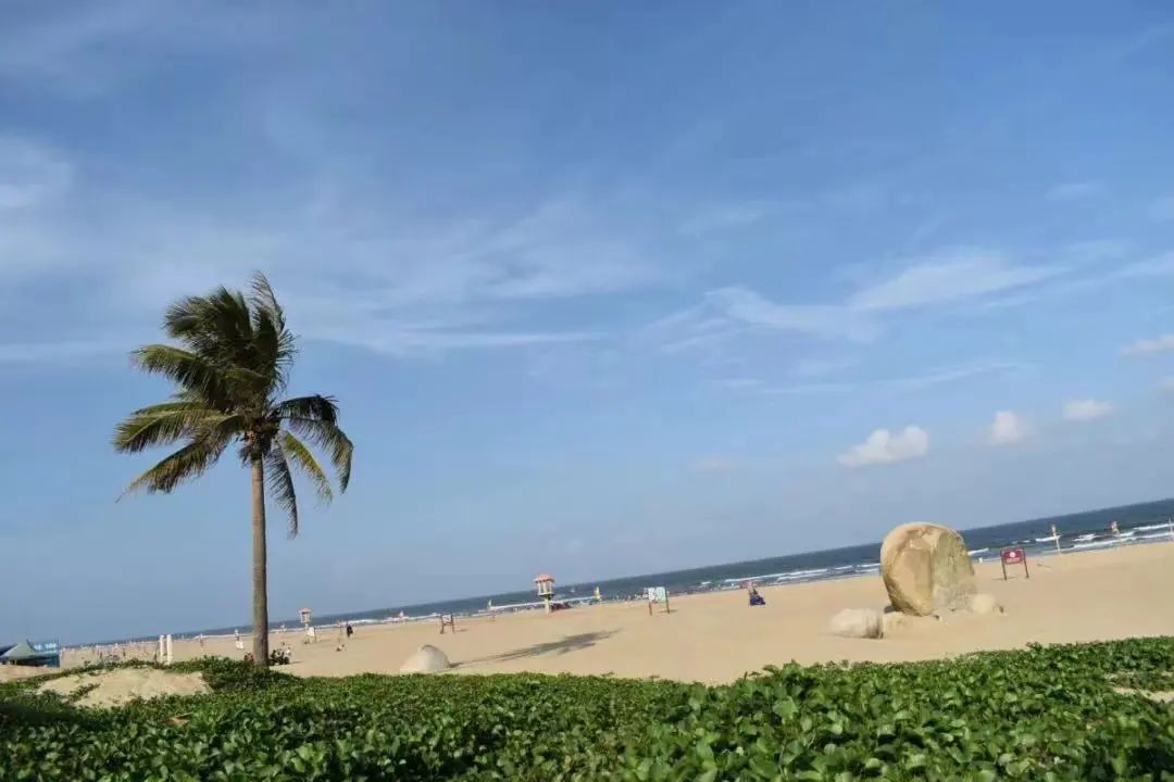 图源网络犹如明珠悬挂的龙海天沙滩是媲美黄金海岸的"中国第一长滩"