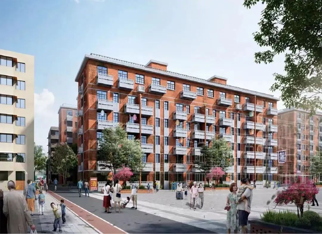 工人村老旧院落改造项目图