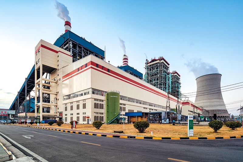 丰城发电厂一角(2022 年 11 月 10 日摄) 陈宏波摄