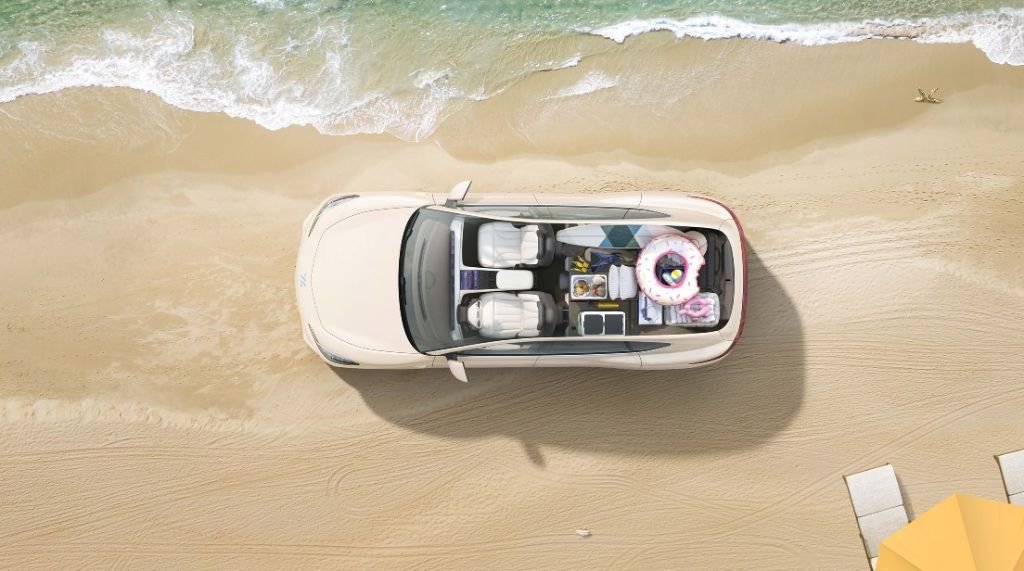 俯瞰ls7 urban fit.智己汽车供图 华龙网发