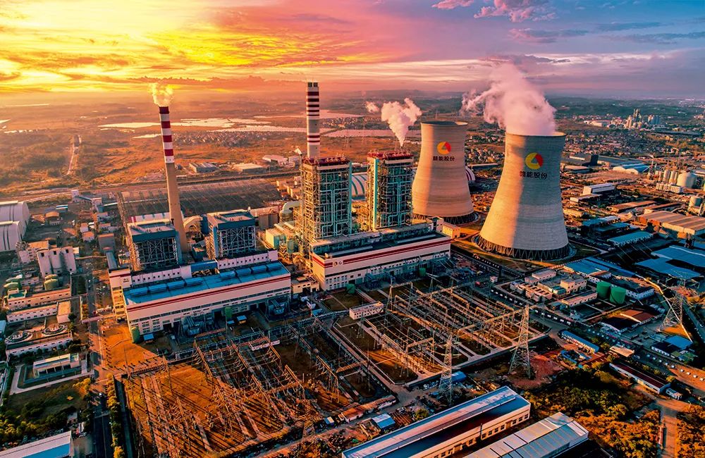 丰城发电厂全景图(2022年11月10日摄) 陈宏波摄